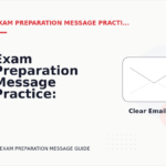Exam Preparation Message Practice: Email and Message Examples